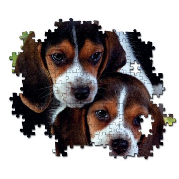 Animals Beagles Close Together Dog 500-piece puzzle Clementoni