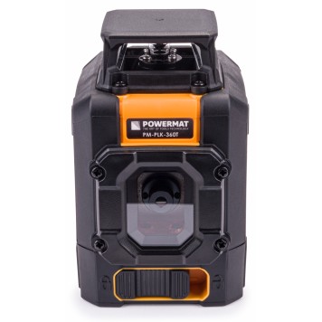 Poziomica laserowa / laser krzyżowy 360° PM-PLK-360T + statyw i futerał