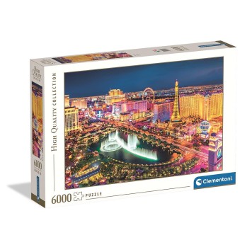 Cities Las Vegas 6000 piece puzzle Clementoni
