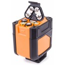 Poziomica laserowa / laser krzyżowy 360° PM-PLK-360T + statyw i futerał