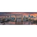 Cities Across the River London 1000-piece panoramic Compact puzzle Clementoni