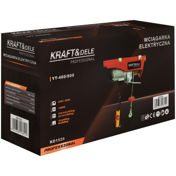 Wyciągarka Elektryczna Linowa 800kg KD1526