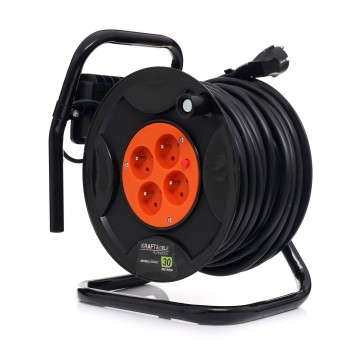 PRZEDŁUŻACZ BĘBNOWY 30M + LED KD4037