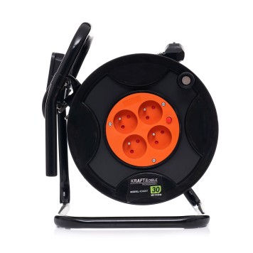 PRZEDŁUŻACZ BĘBNOWY 30M + LED KD4037