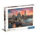 Cities Twilight London 1500-piece puzzle Clementoni