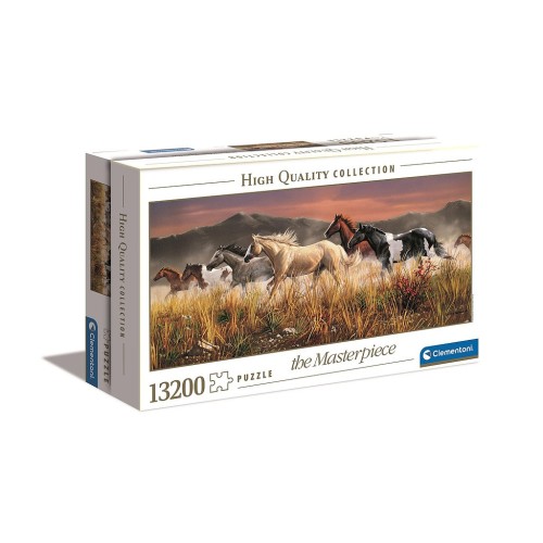 Horses Band of Thunder 13200-piece puzzle Clementoni