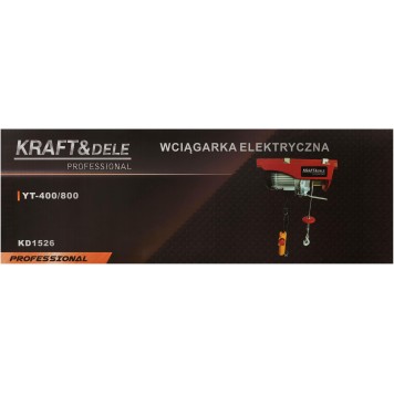 Wyciągarka Elektryczna Linowa 800kg KD1526