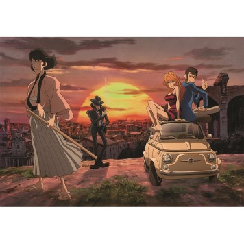 Anime Lupin III 1000-piece Compact puzzle Clementoni