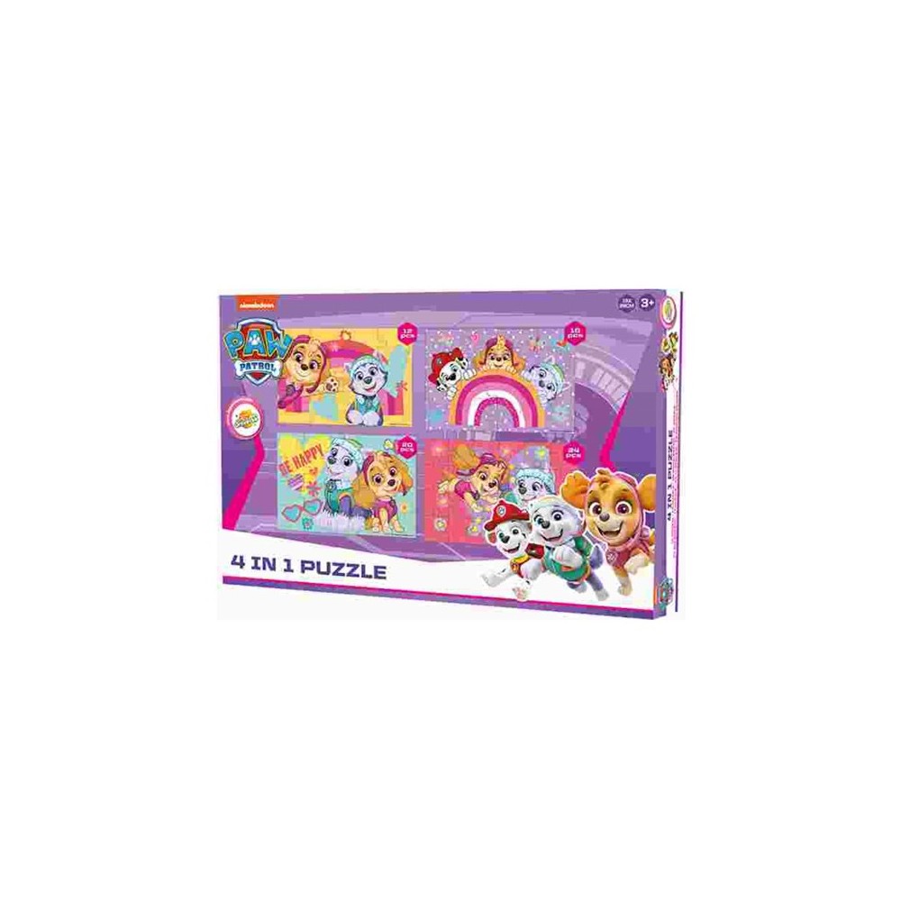 Paw Patrol 4 in 1 puzzle