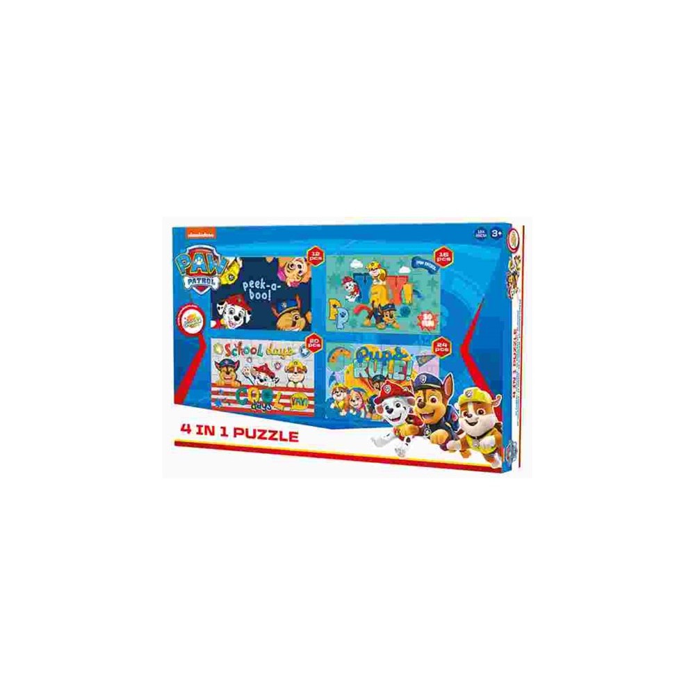 Paw Patrol 4-in-1 puzzle