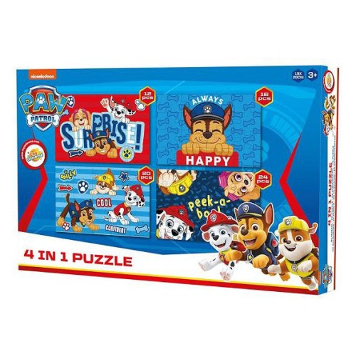 Paw Patrol Surprise puzzle 4 in 1