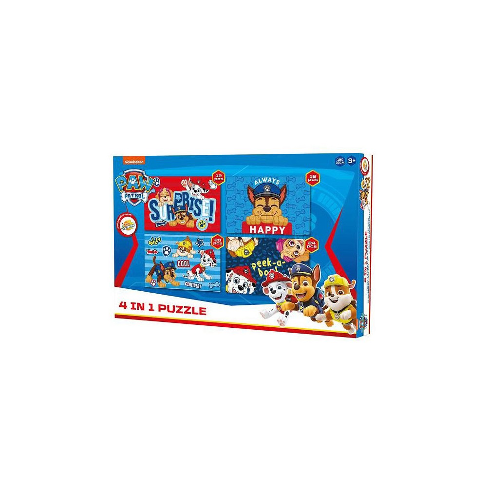 Paw Patrol Surprise puzzle 4 in 1
