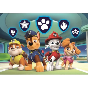 Paw Patrol Symbols 104-piece glow-in-the-dark puzzle Clementoni