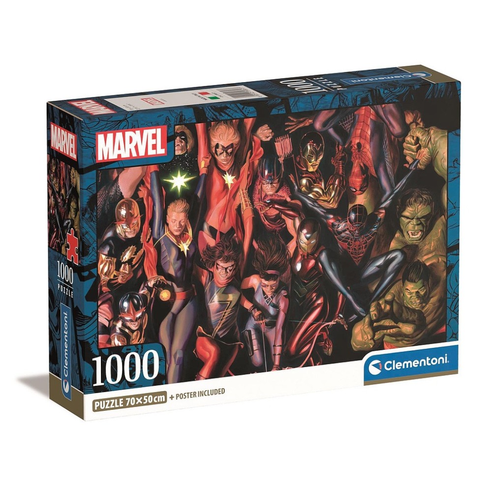 Avengers Marvel 1000 piece Compact puzzle Clementoni