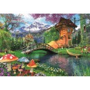 Colour Old Shoe House Fairytale House 500-piece Puzzle Clementoni