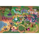 Disney Classics Alice Fairytale Map 1000 piece panoramic puzzle Clementoni