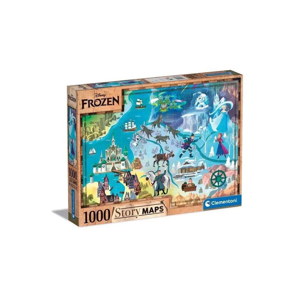 Disney Frozen Frozen Fairytale Map 1000-piece puzzle Clementoni