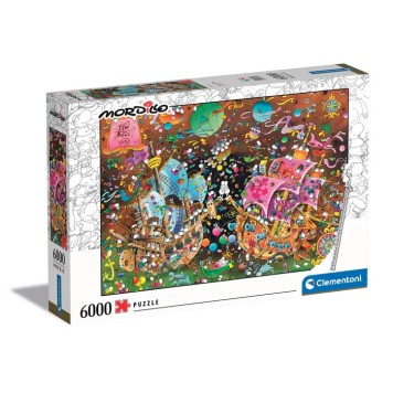 Colour The Kiss Mordillo 6000-piece puzzle Clementoni