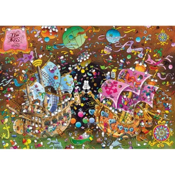 Colour The Kiss Mordillo 6000-piece puzzle Clementoni