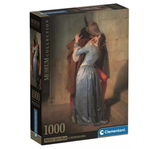 Art Hayez The Kiss 1000-piece Compact Puzzle Clementoni