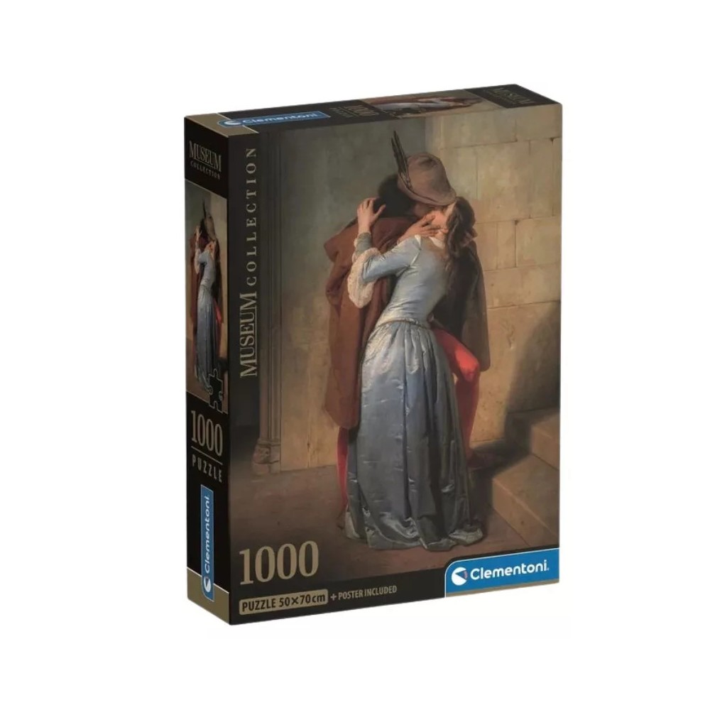 Art Hayez The Kiss 1000-piece Compact Puzzle Clementoni