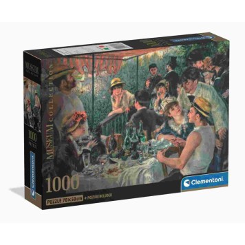 Art Renoir Luncheon of the Boating Party 1000 Piece Puzzle by Clementoni