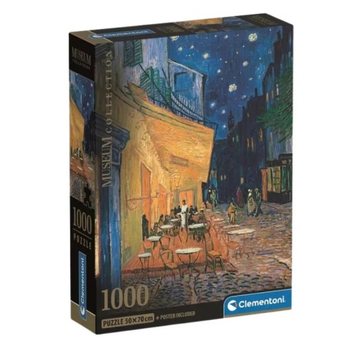 Art Van Gogh The Café Terrace at Night 1000 pcs Compact Puzzle Clementoni
