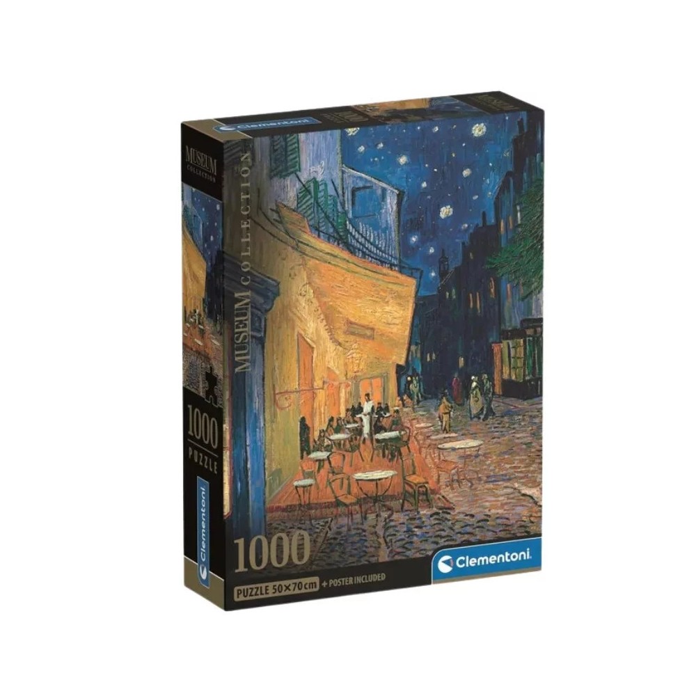 Art Van Gogh The Café Terrace at Night 1000 pcs Compact Puzzle Clementoni