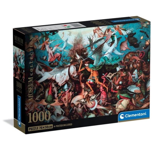 Art Bruegel The Fall of the Rebel Angels 1000 pcs Compact Puzzle Clementoni