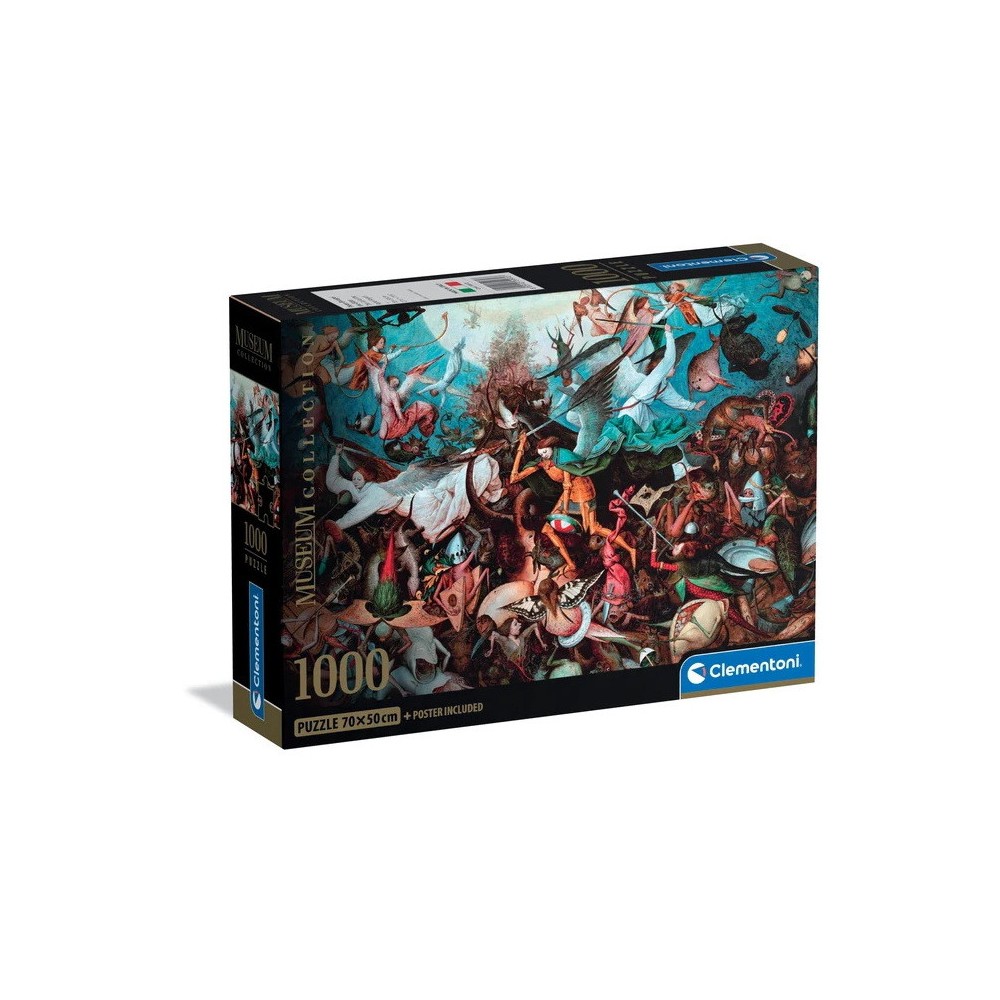 Art Bruegel The Fall of the Rebel Angels 1000 pcs Compact Puzzle Clementoni