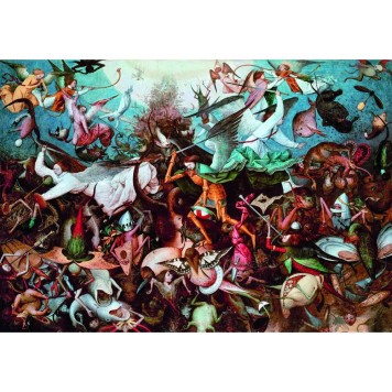 Art Bruegel The Fall of the Rebel Angels 1000 pcs Compact Puzzle Clementoni