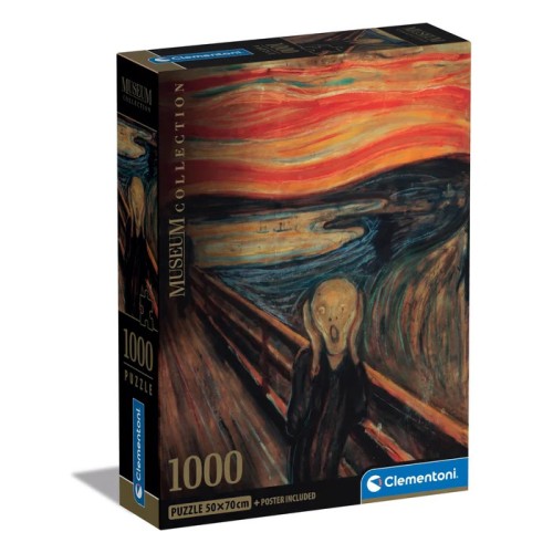 Art Munch The Scream 1000-piece Compact puzzle Clementoni