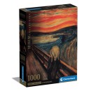 Art Munch The Scream 1000-piece Compact puzzle Clementoni