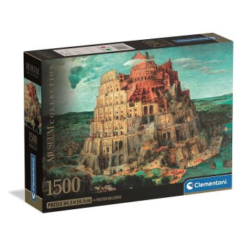 Art Babel Tower 1500-piece Compact puzzle Clementoni