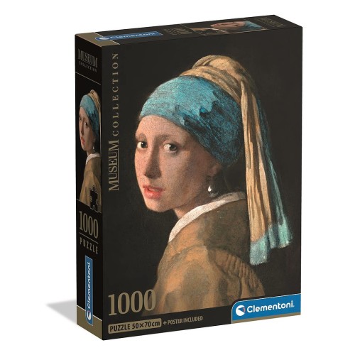 Art Girl with a Pearl Earring 1000-piece Compact puzzle Clementoni