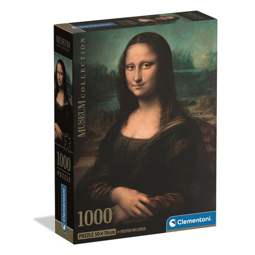 Art Mona Lisa 1000 pcs Compact puzzle Clementoni