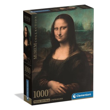 Art Mona Lisa 1000 pcs Compact puzzle Clementoni