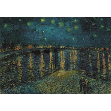 Art Starry Night Over the Rhône 1000-piece Compact puzzle Clementoni
