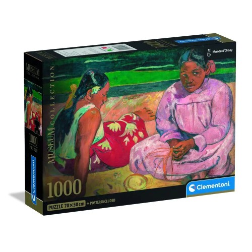 Art Gauguin Tahiti Women 1000-piece Compact Puzzle Clementoni
