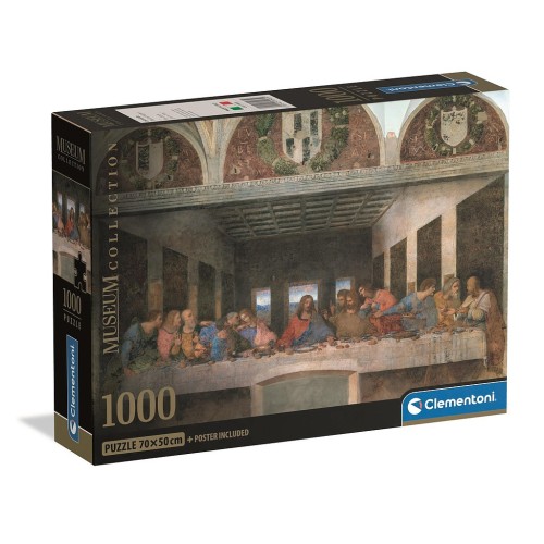 Art The Last Supper 1000-piece Compact puzzle Clementoni
