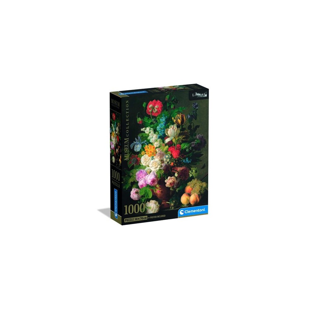 Art Van Dael Flower Vase 1000-piece Compact puzzle Clementoni