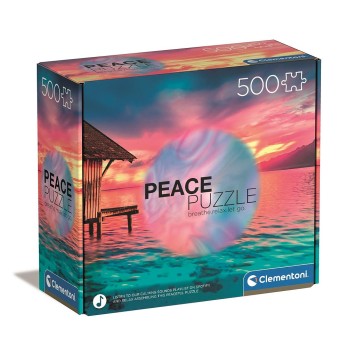 Colour Paradise Sunset 500-piece Peace Puzzle by Clementoni