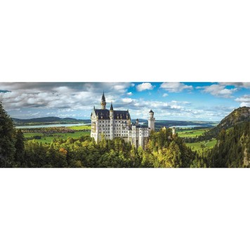 Cities Neuschwantein Germany 1000-piece panorama Compact puzzle Clementoni
