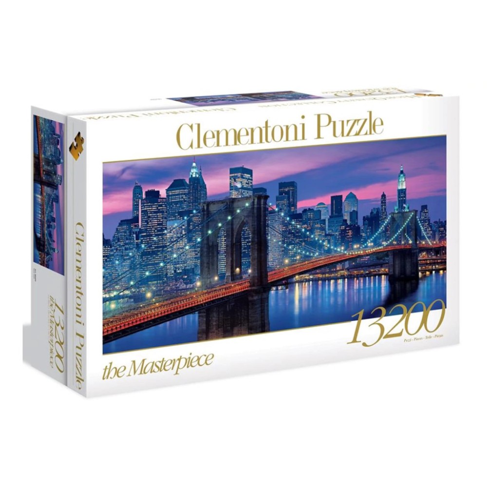 Cities Brooklyn Bridge New York 13200-piece Puzzle Clementoni