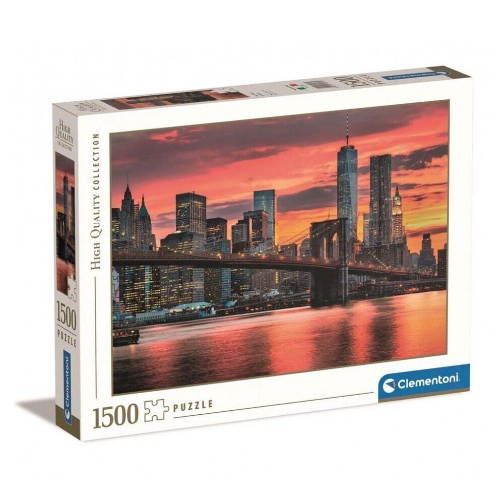 Cities East River New York 1500-piece puzzle Clementoni
