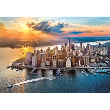 New York Sunset in Manhattan 500 db-os puzzle Clementoni