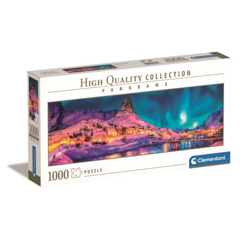 Cities Colorful Lofoten Norway 1000-piece panoramic puzzle Clementoni