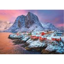 Cities Hamnøy Norway 500-piece Compact puzzle Clementoni