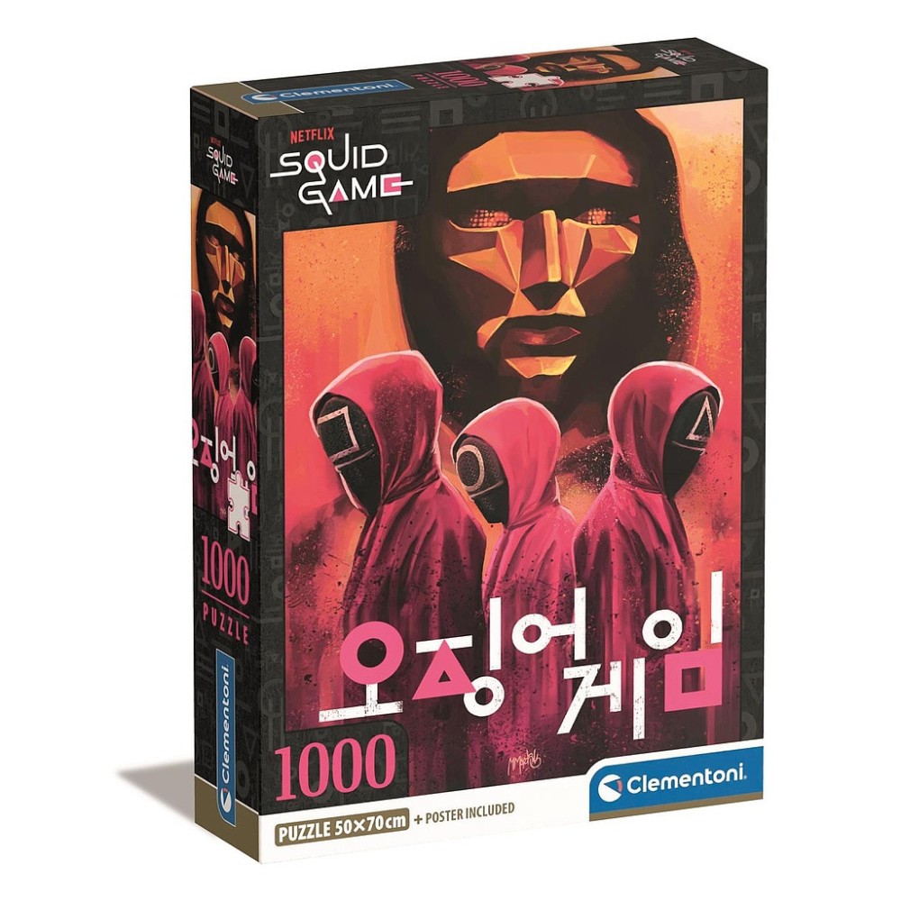 Squid Game Win your life 1000 pcs Compact Puzzle Clementoni