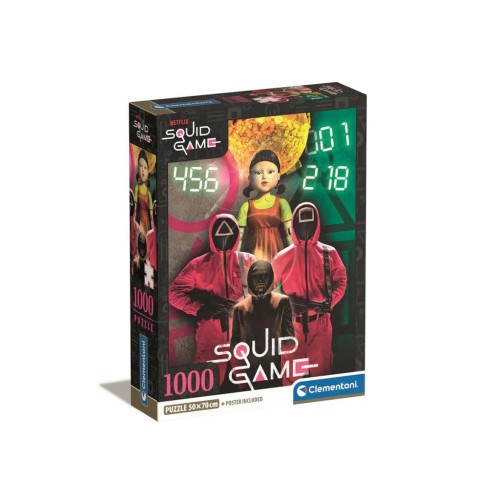 Squid Game 1000 piece Clementoni puzzle